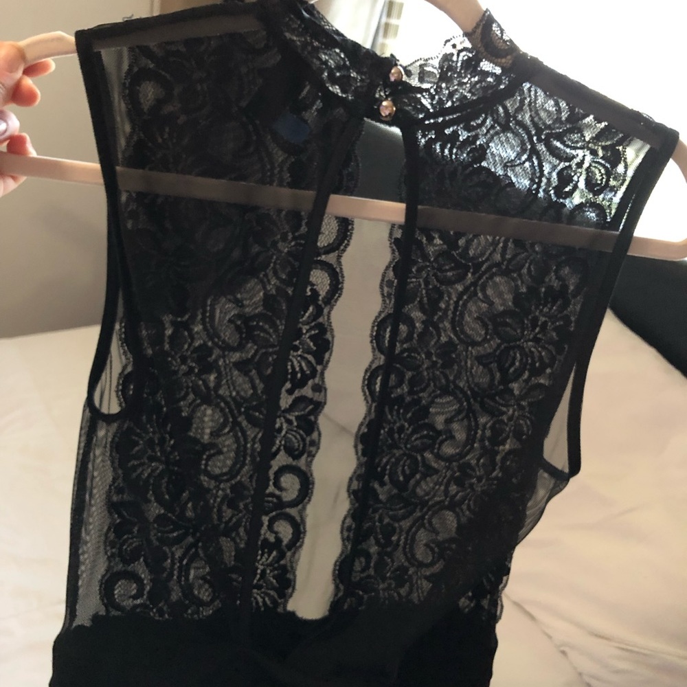 Black lace jumpsuit